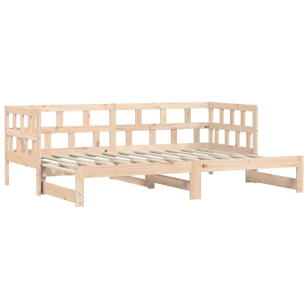 Daybed With Trundle Without Mattress Solid Wood