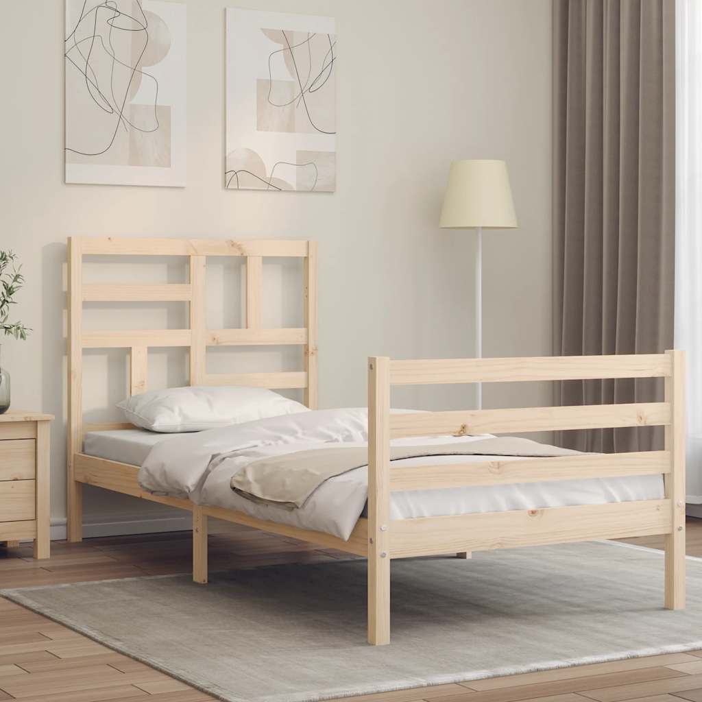 Bed Frame Without Mattress Solid Wood