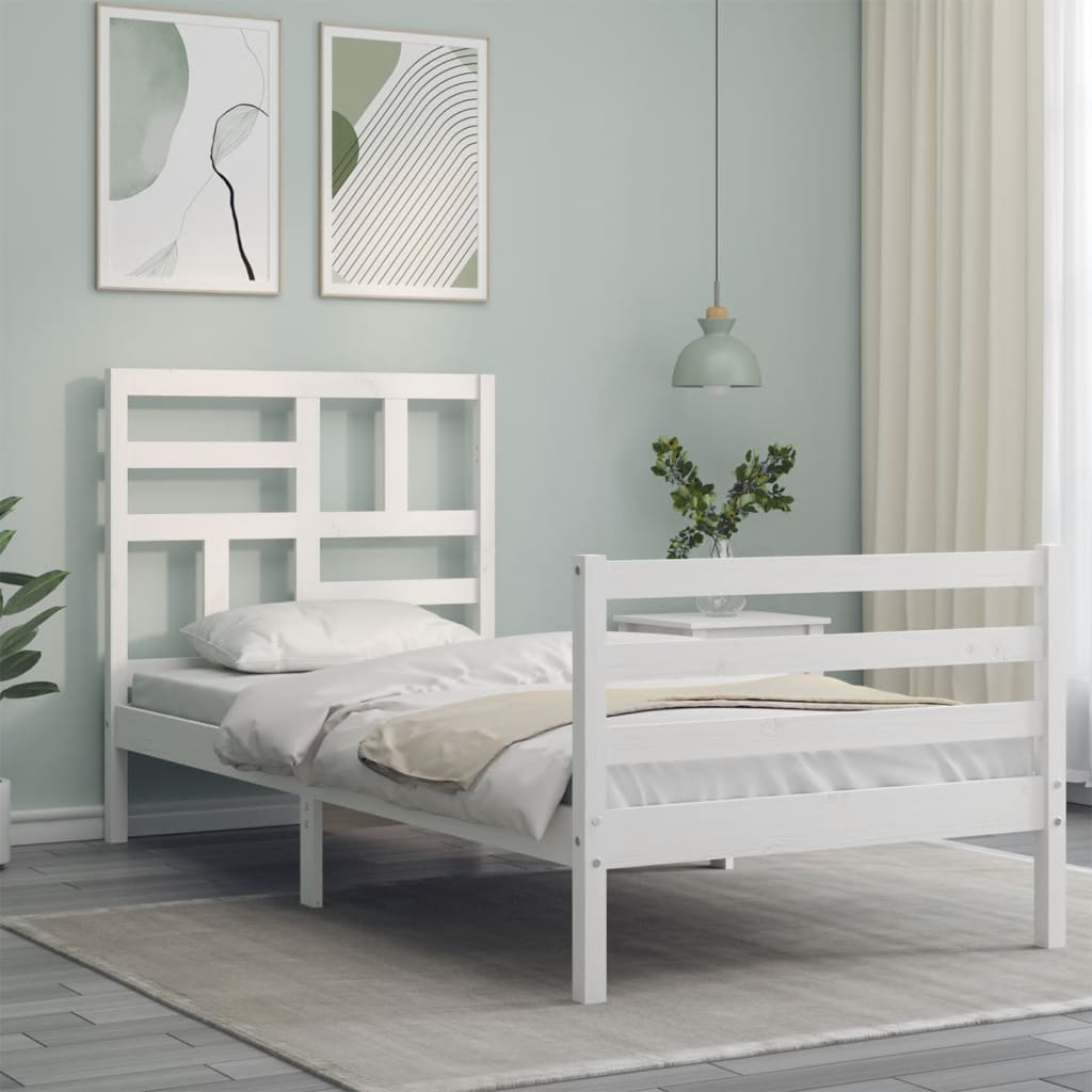 Bed Frame Without Mattress Solid Wood