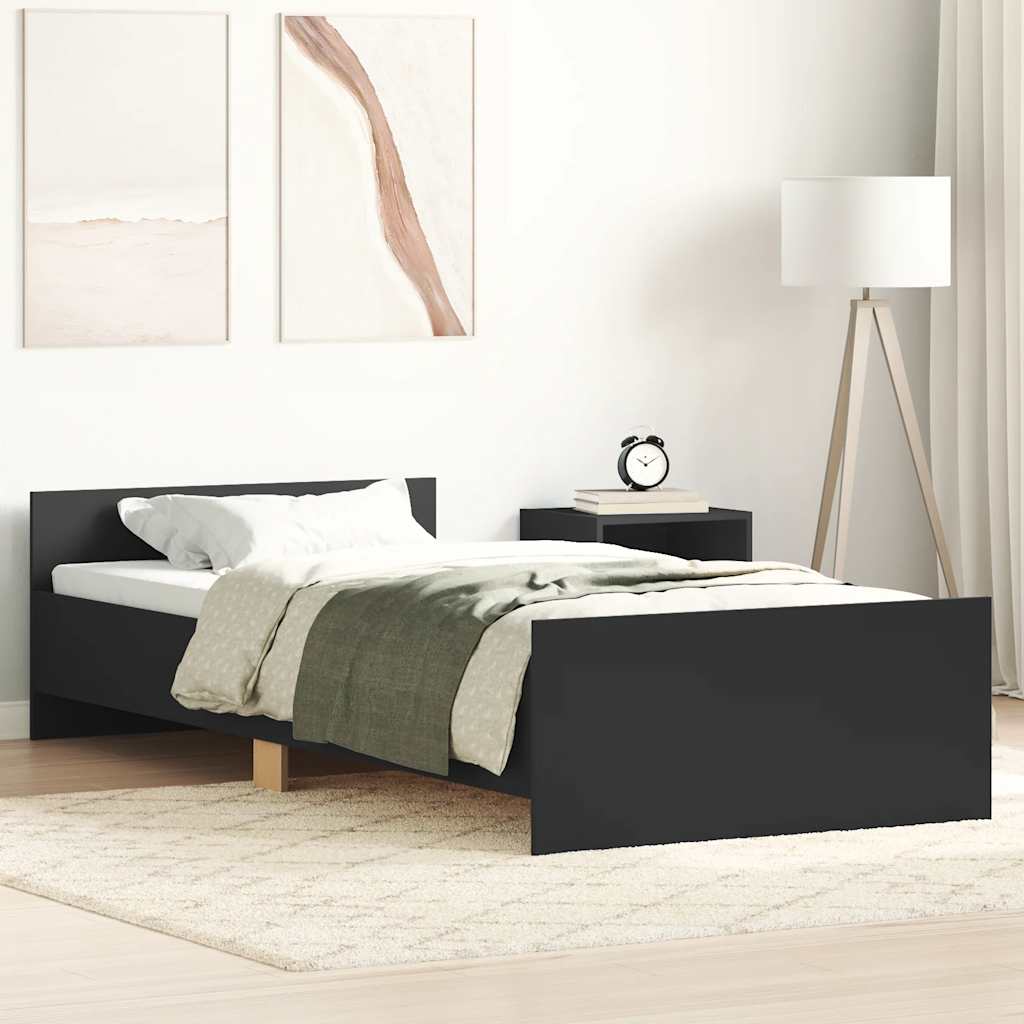 Bed Frame Without Mattress Engineered Wood
