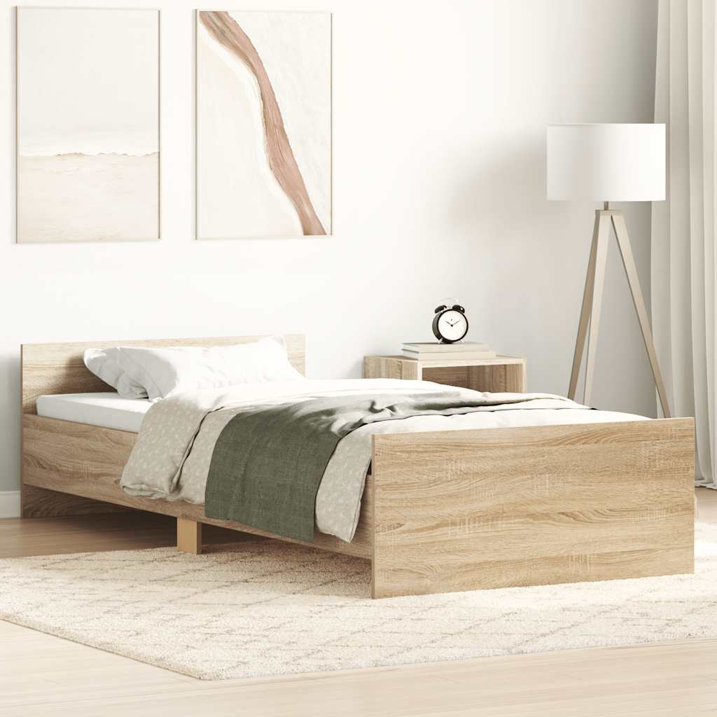 Bed Frame Without Mattress Engineered Wood