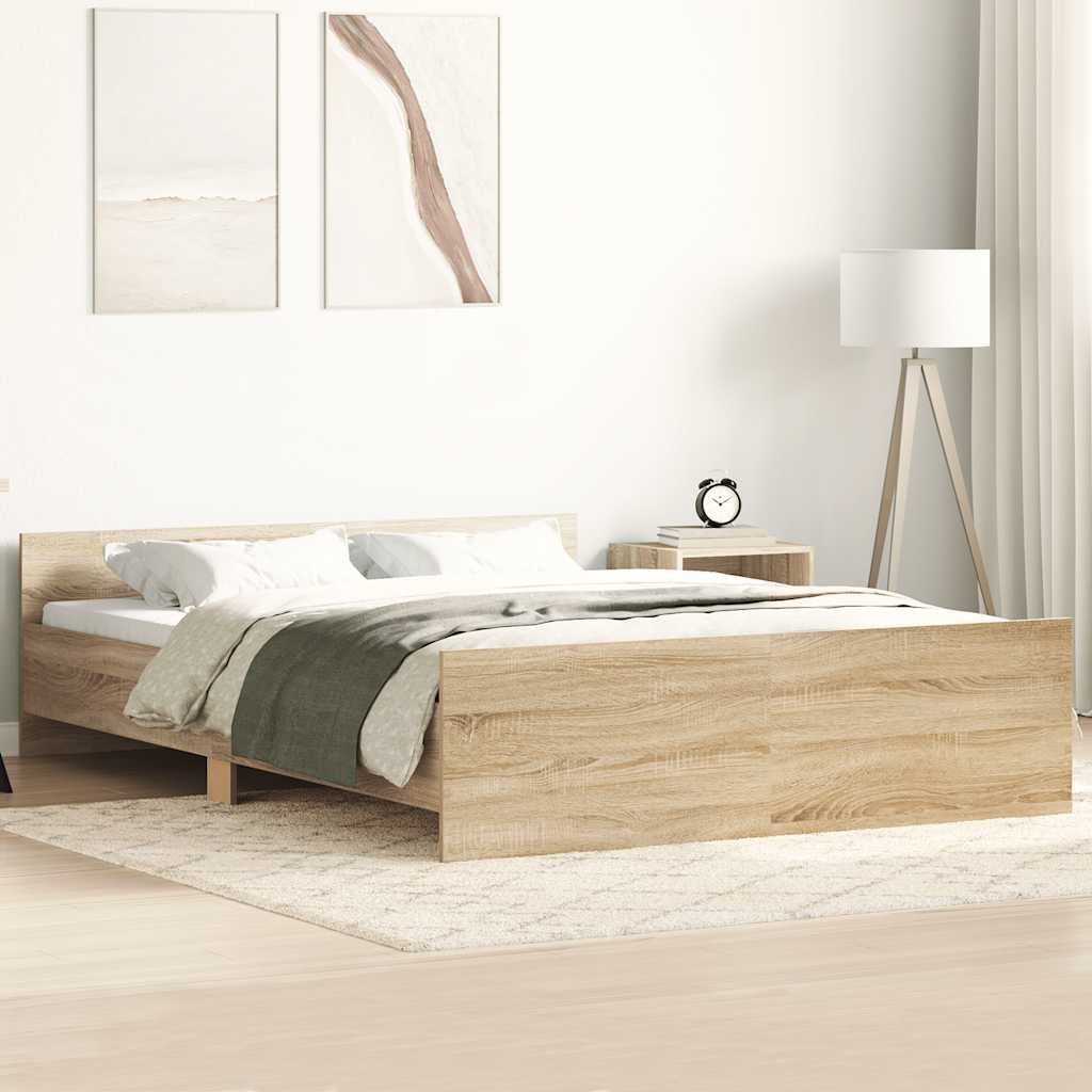 Bed Frame Without Mattress Engineered Wood