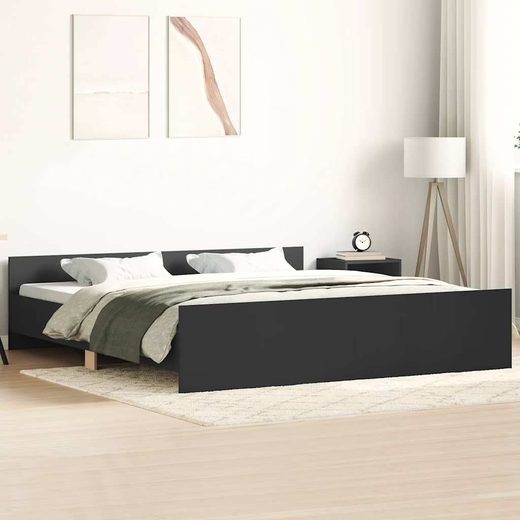 Bed Frame Without Mattress Engineered Wood