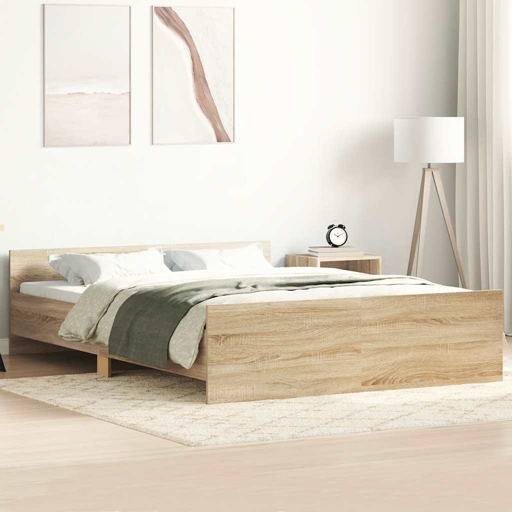 Bed Frame Without Mattress Engineered Wood