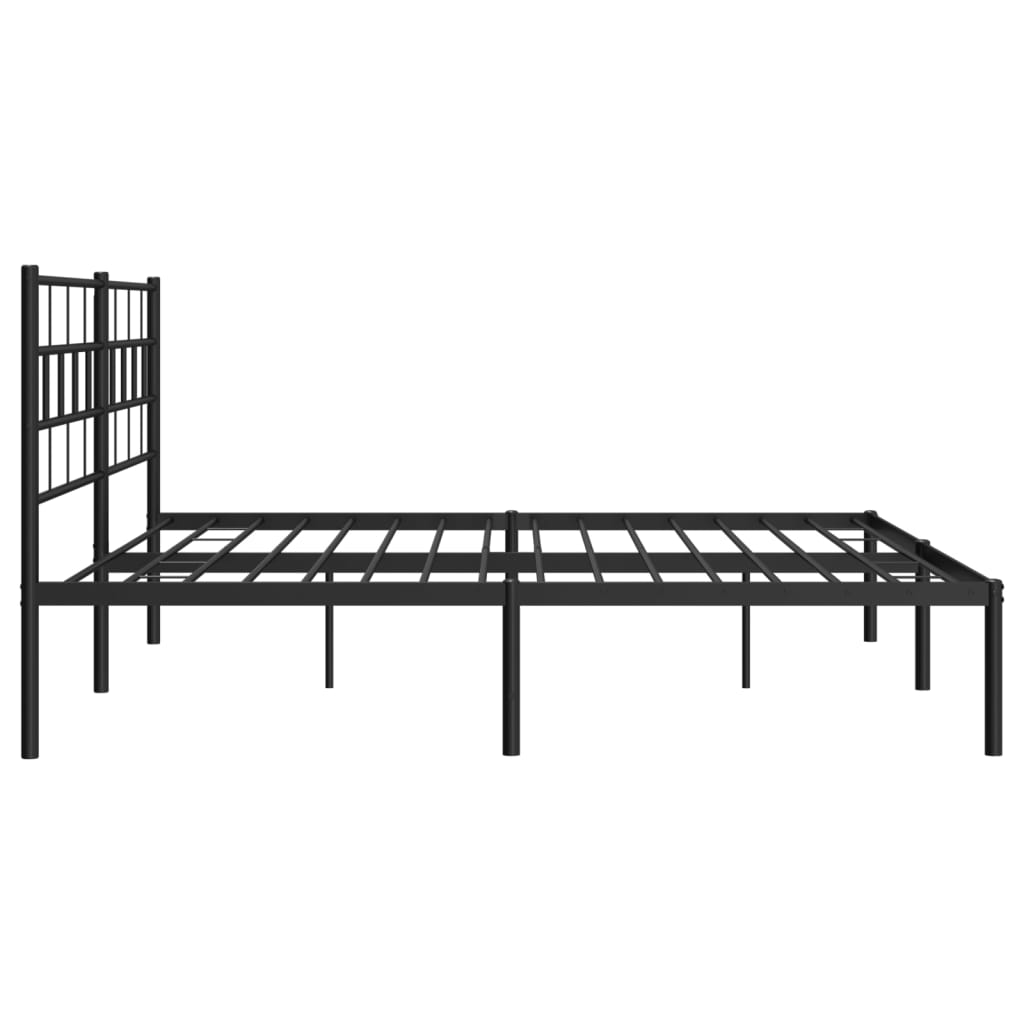 Metal Bed Frame Without Mattress 183X203 Cm King