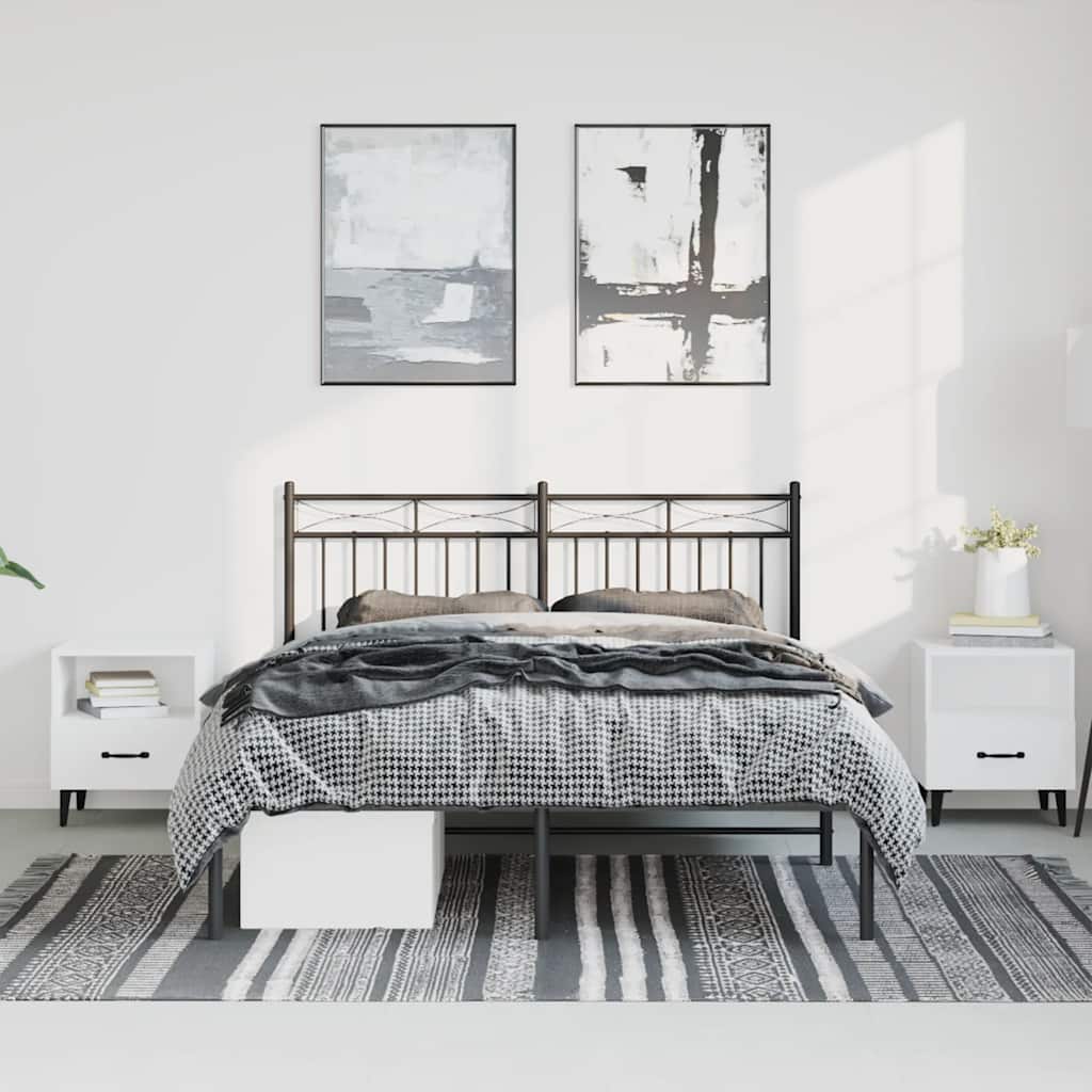 Metal Bed Frame Without Mattress