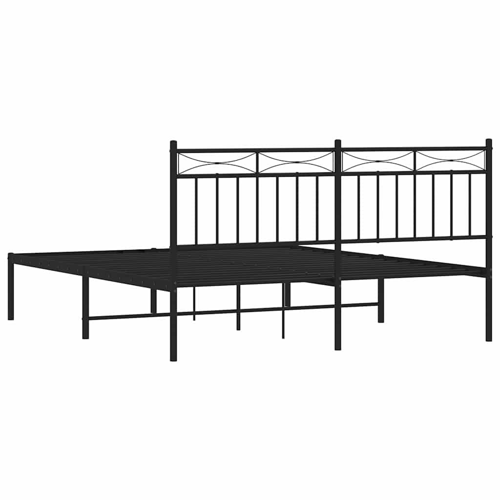 Metal Bed Frame Without Mattress