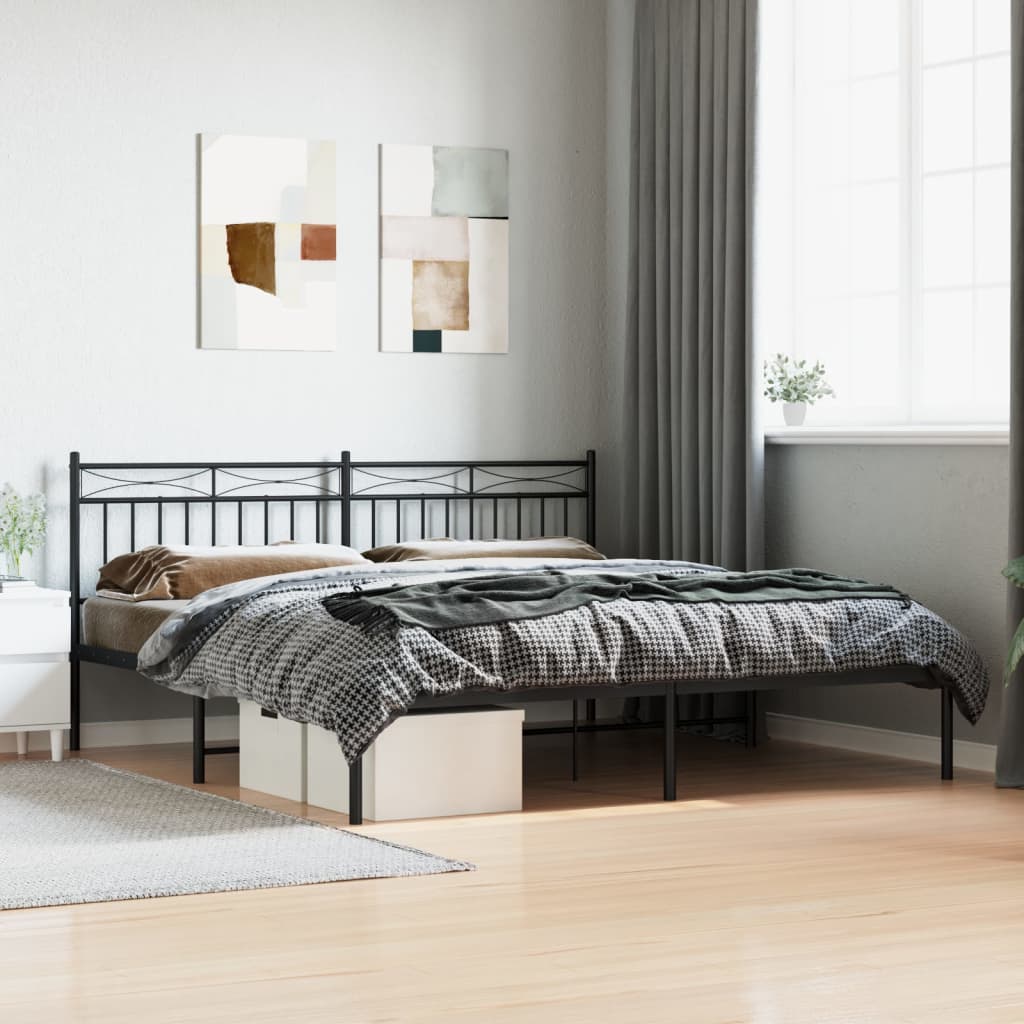 Metal Bed Frame Without Mattress