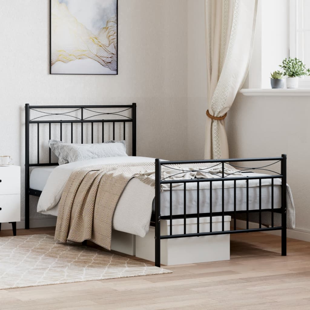 Metal Bed Frame Without Mattress