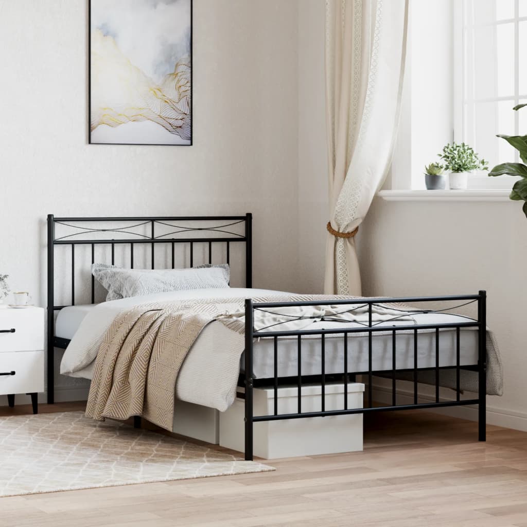 Metal Bed Frame Without Mattress