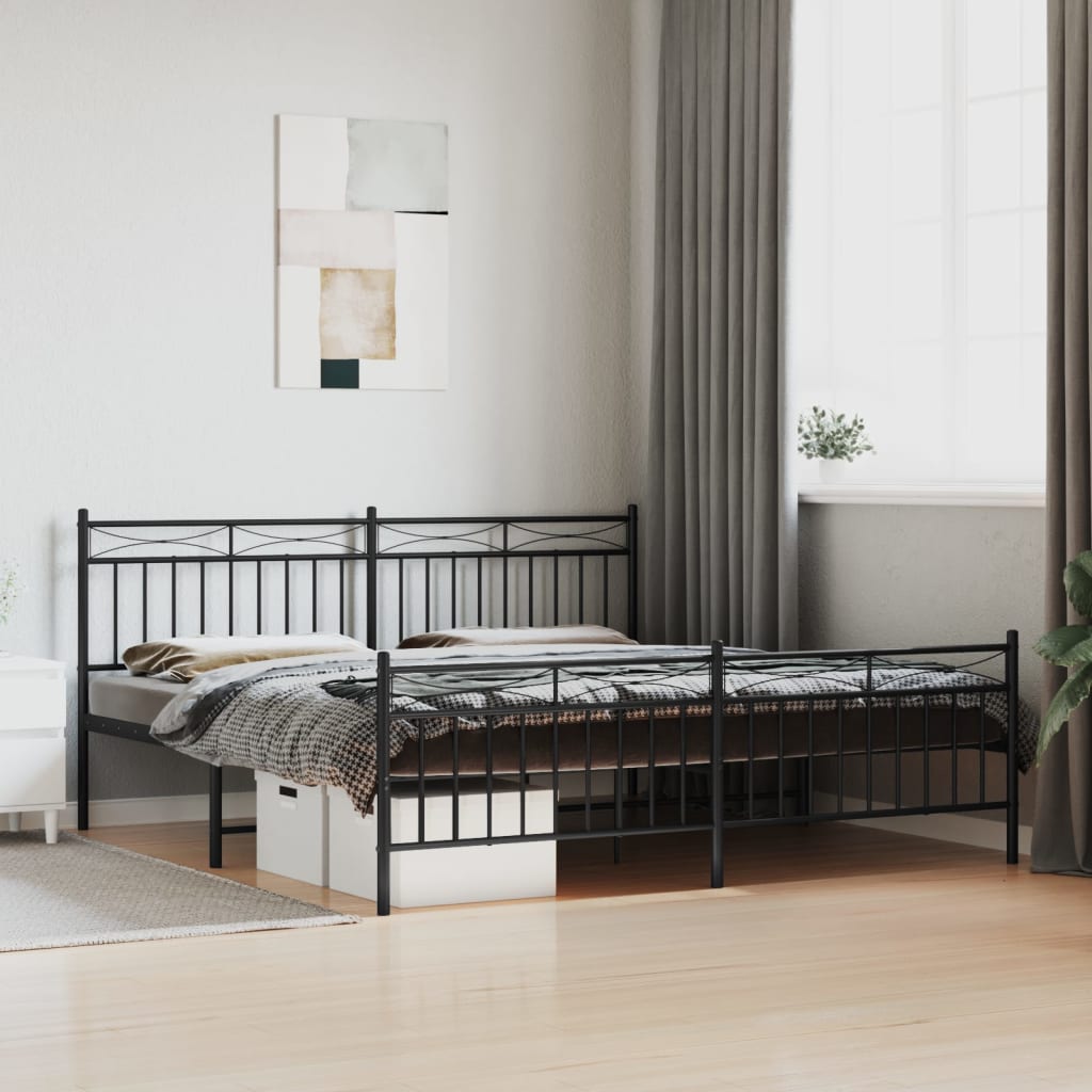 Metal Bed Frame Without Mattress