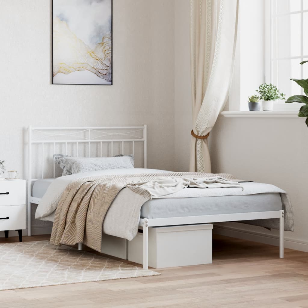 Metal Bed Frame Without Mattress