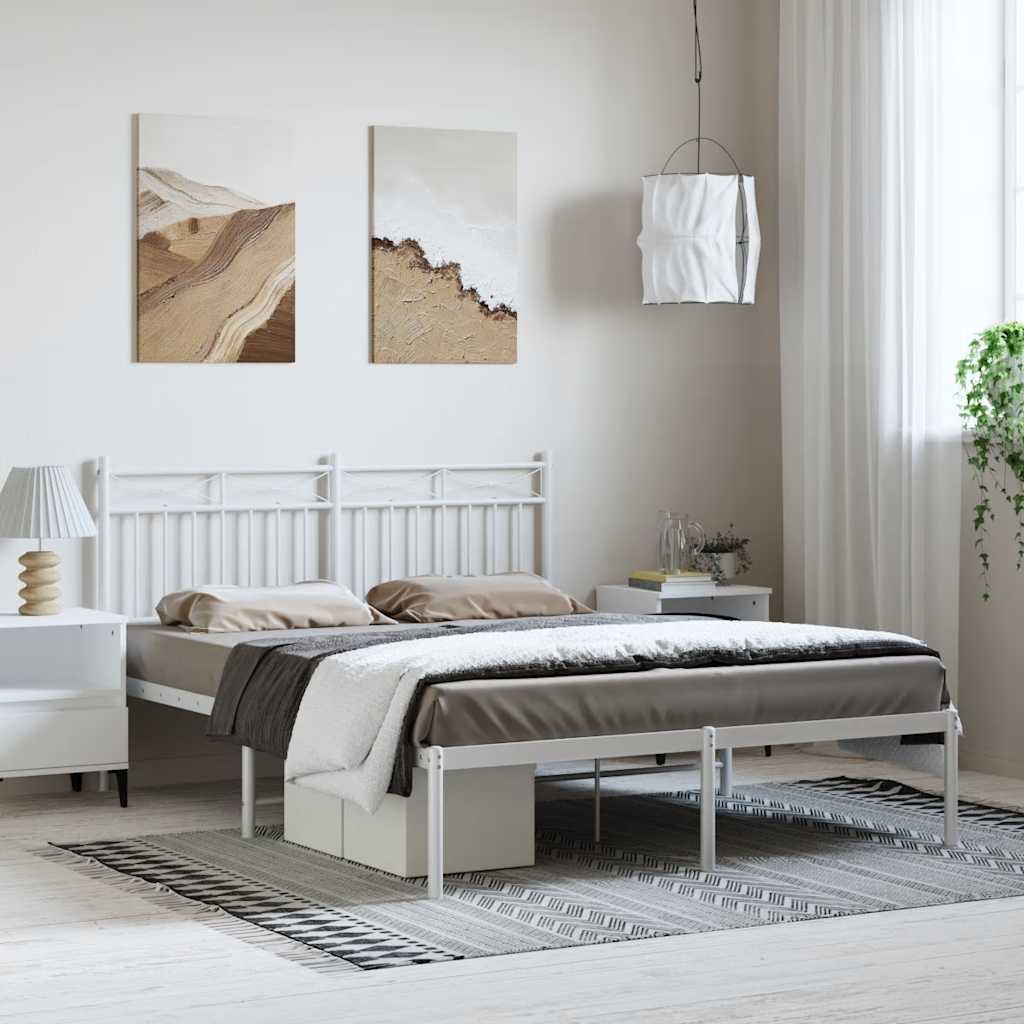 Metal Bed Frame Without Mattress