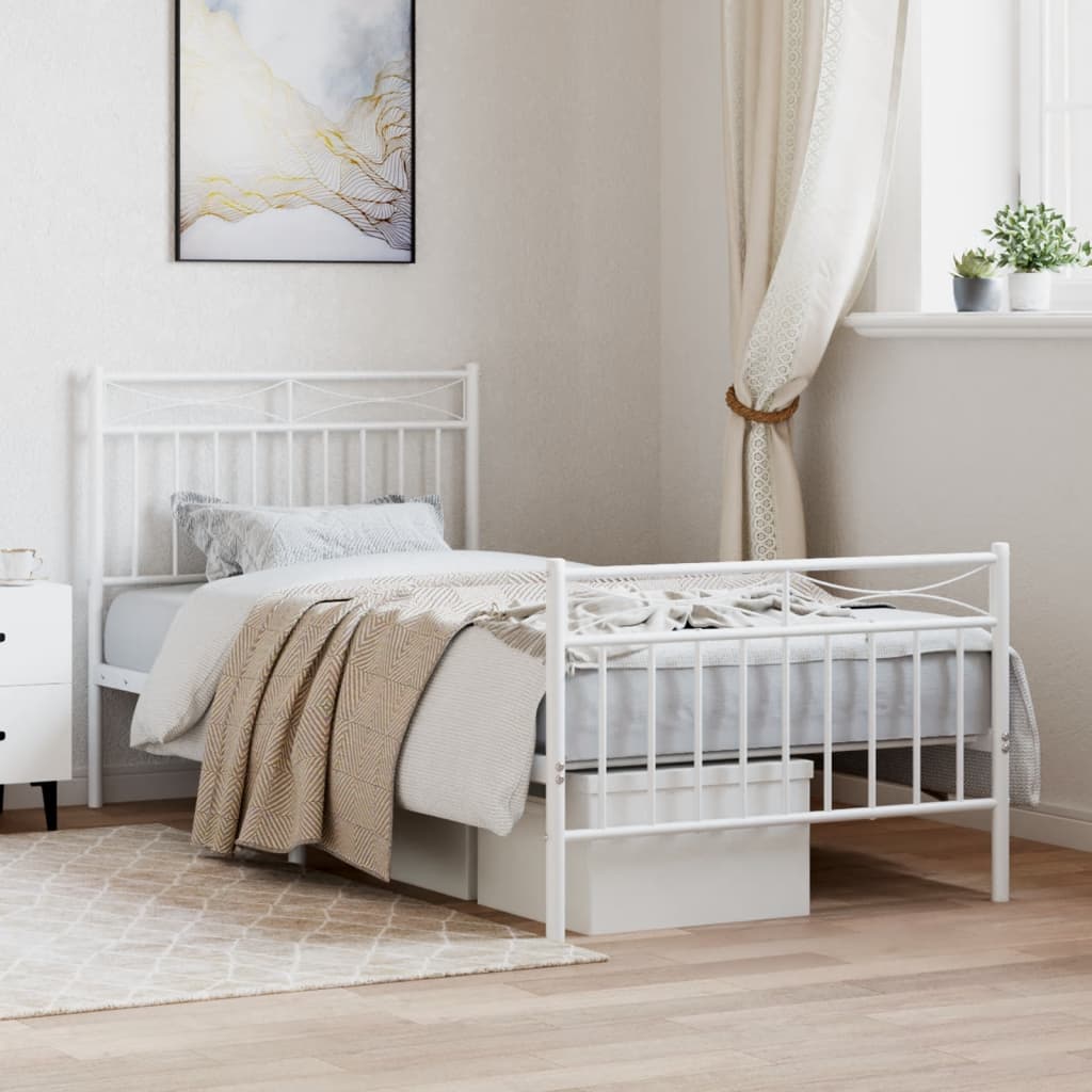 Metal Bed Frame Without Mattress