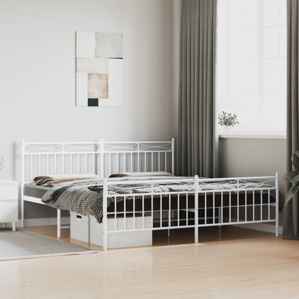 Metal Bed Frame Without Mattress