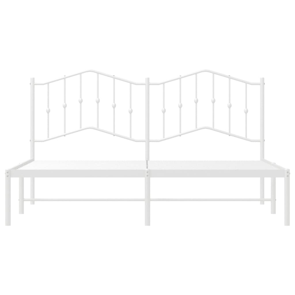 Metal Bed Frame Without Mattress 183X203 Cm King