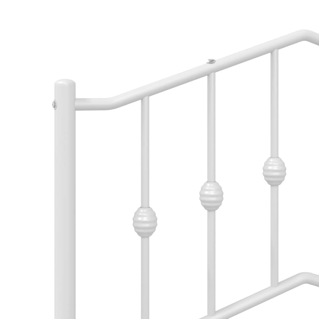 Metal Bed Frame Without Mattress 183X203 Cm King