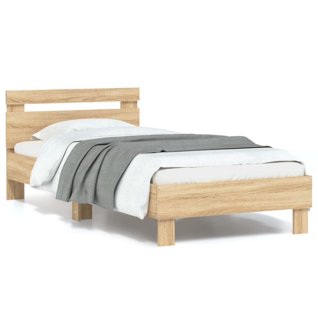 Bed Frame With Led Without Mattress