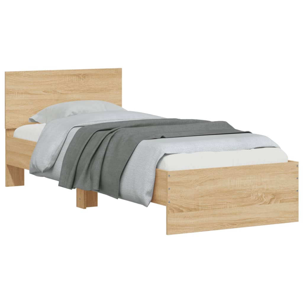 Bed Frame Without Mattress With Led Lights