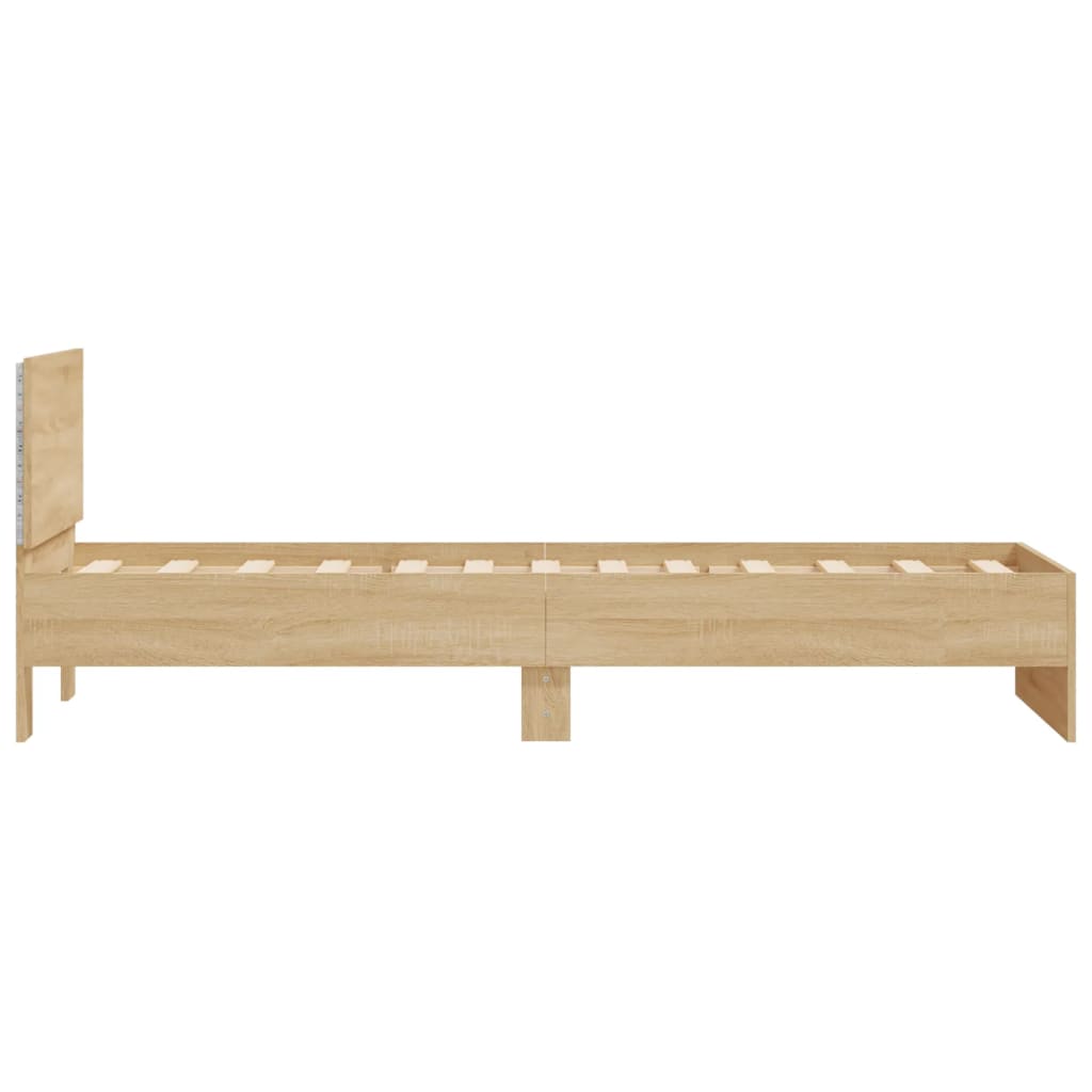 Bed Frame Without Mattress With Led Lights