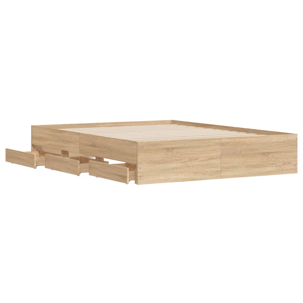Bed Frame With Drawers Without Mattress