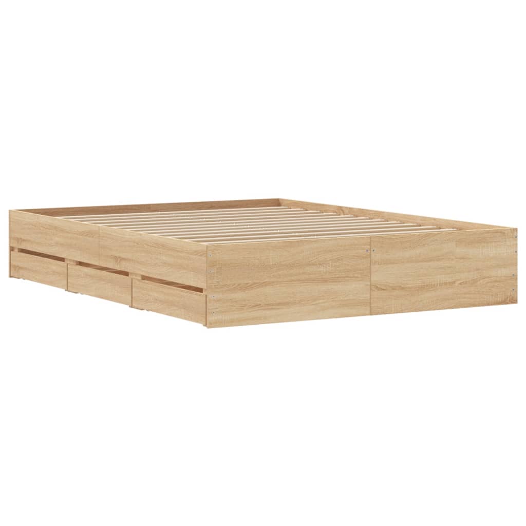 Bed Frame With Drawers Without Mattress