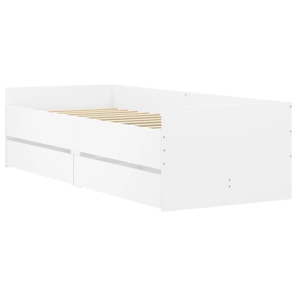 Bed Frame With Drawers Without Mattress