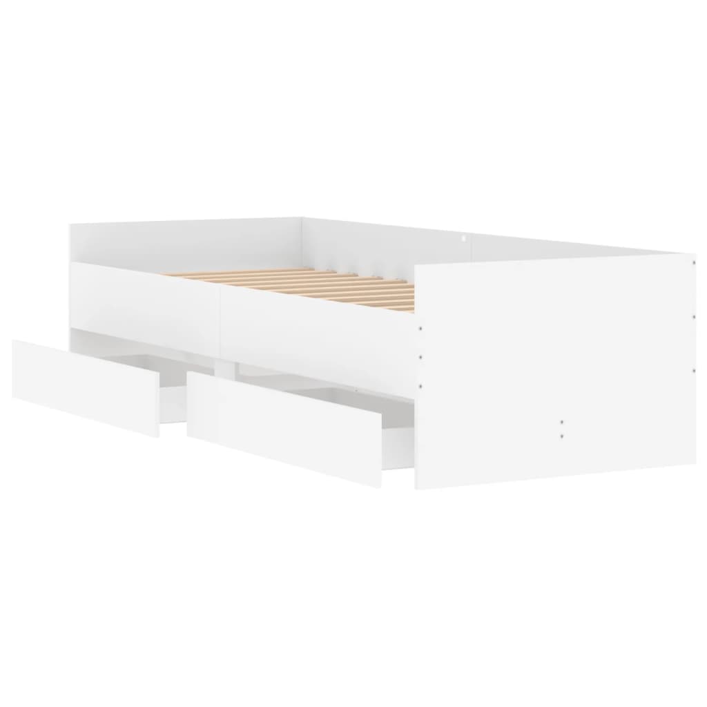 Bed Frame With Drawers Without Mattress