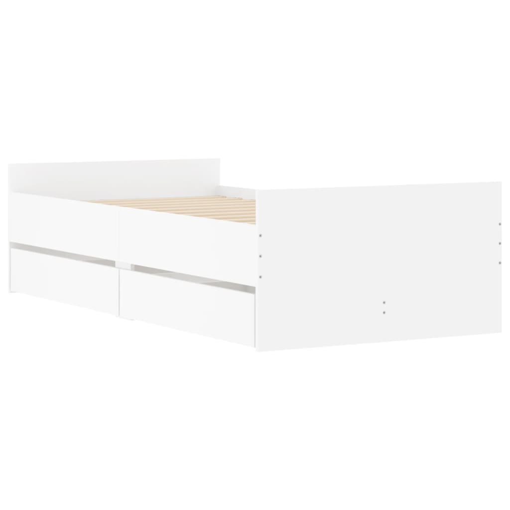 Bed Frame With Drawers Without Mattress