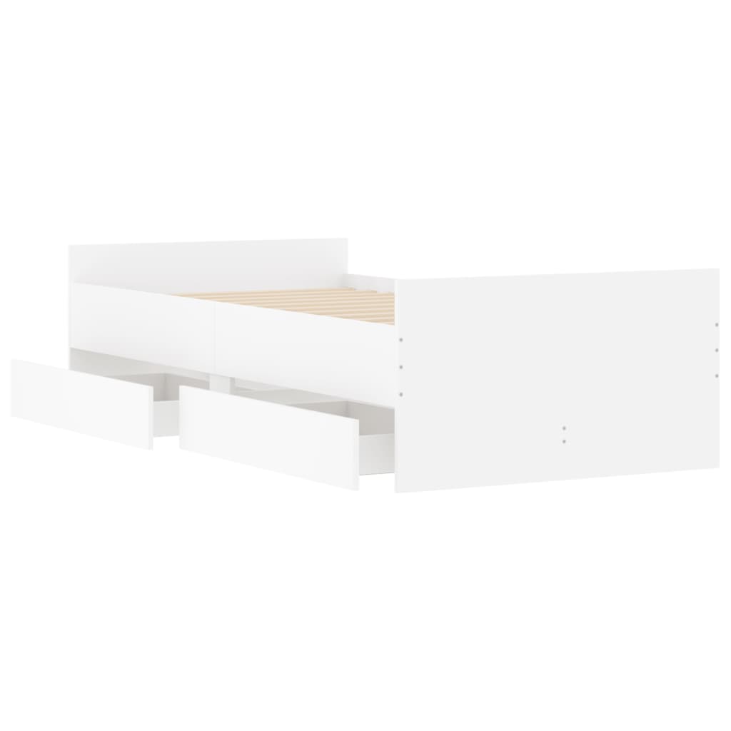 Bed Frame With Drawers Without Mattress