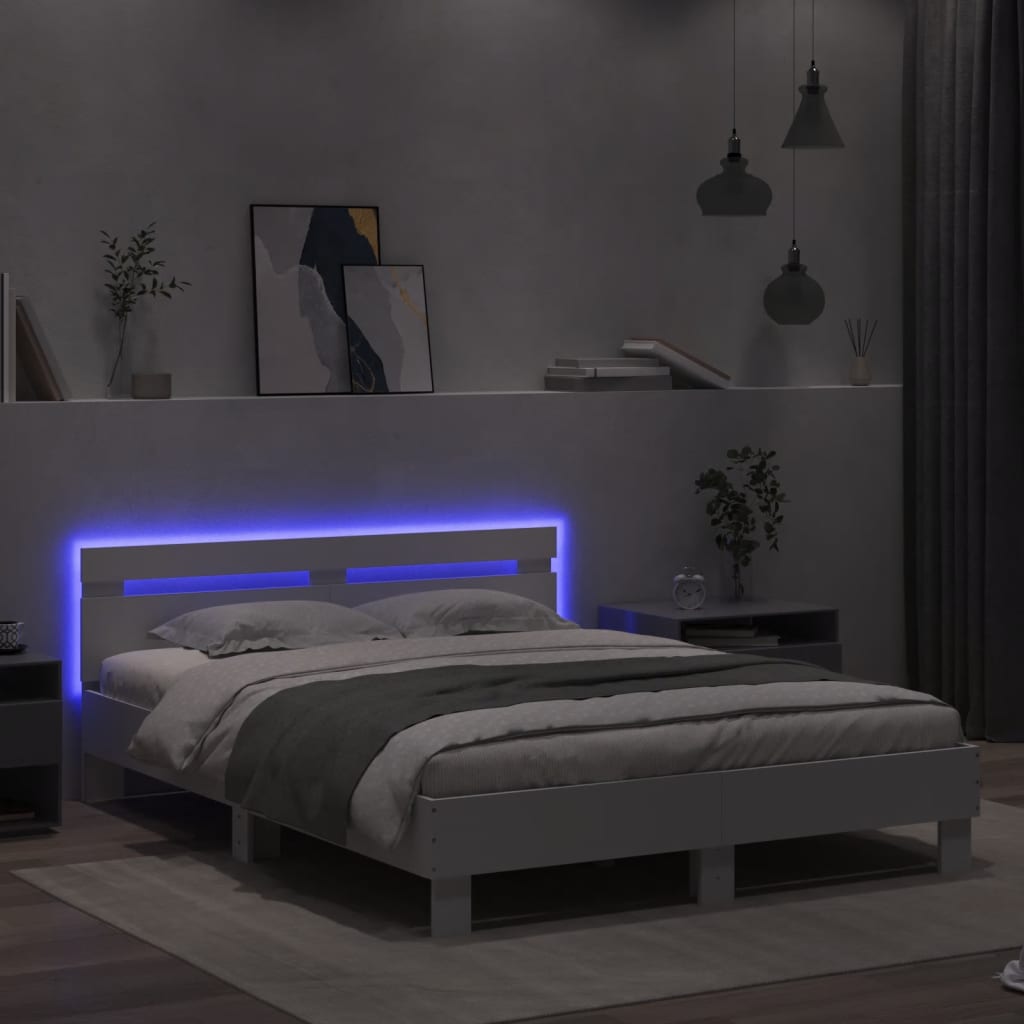 Bed Frame With Led Without Mattress
