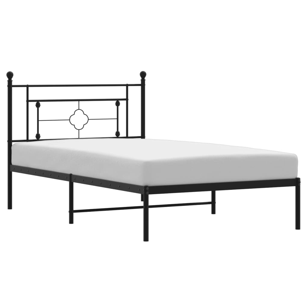 Metal Bed Frame Without Mattress King Single