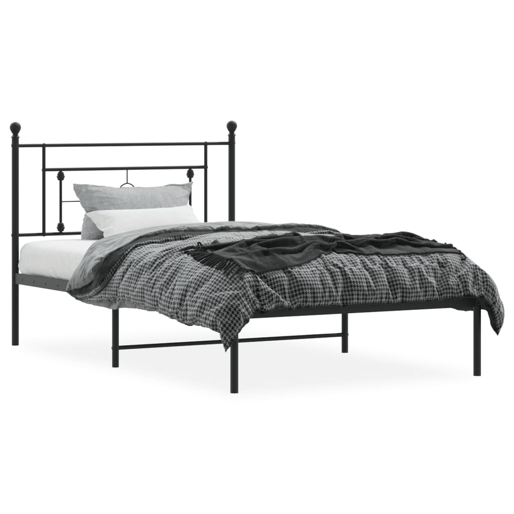 Metal Bed Frame Without Mattress King Single