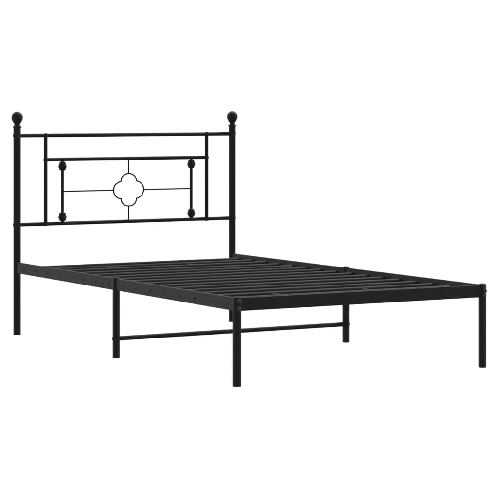 Metal Bed Frame Without Mattress King Single