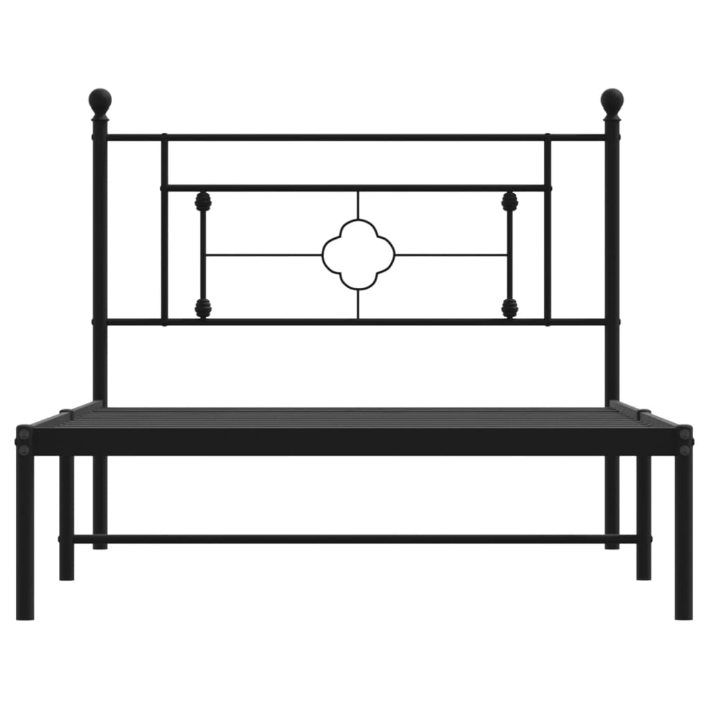 Metal Bed Frame Without Mattress King Single
