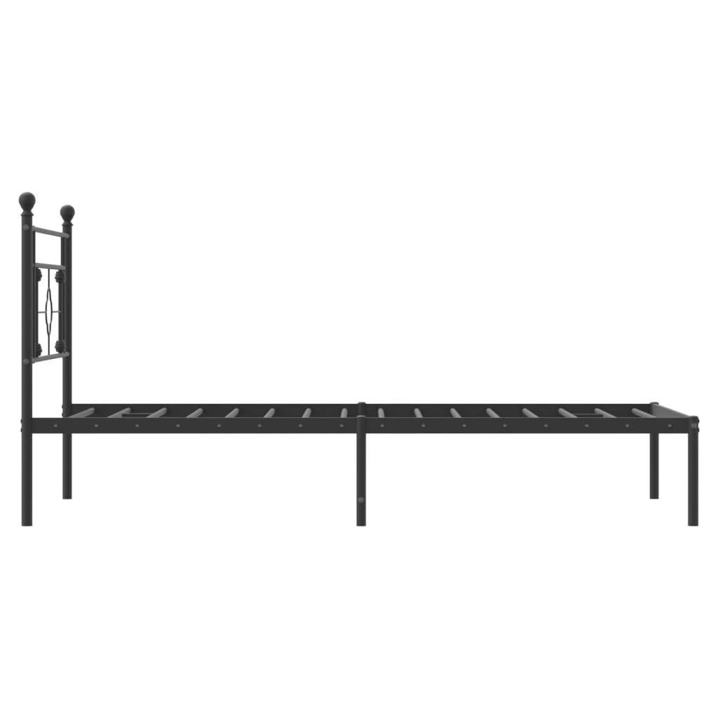 Metal Bed Frame Without Mattress King Single