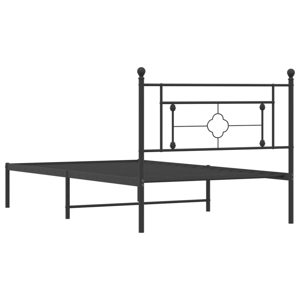 Metal Bed Frame Without Mattress King Single