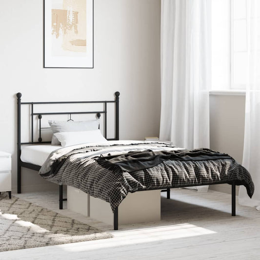 Metal Bed Frame Without Mattress King Single