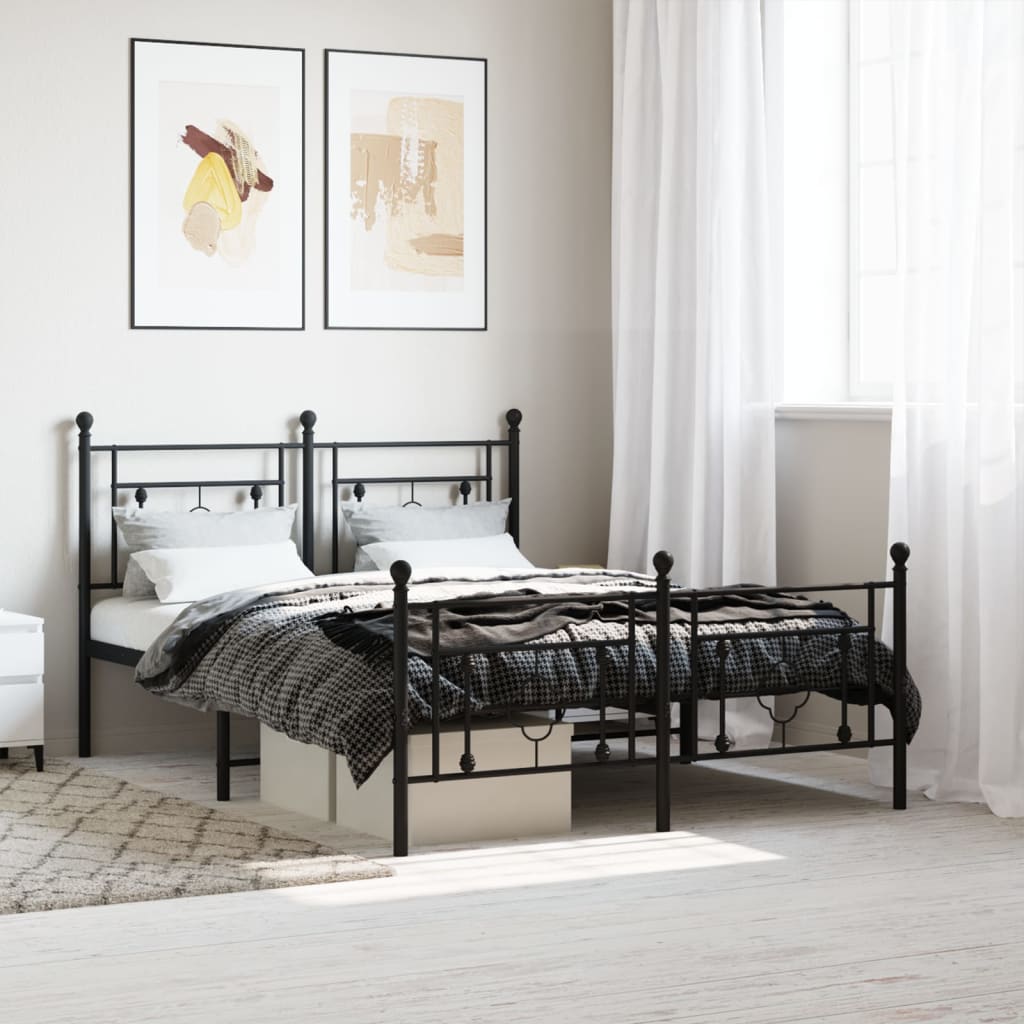 Metal Bed Frame Without Mattress King Single