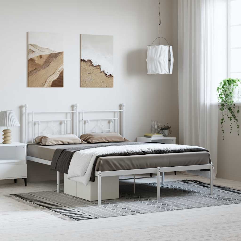 Metal Bed Frame Without Mattress King Single