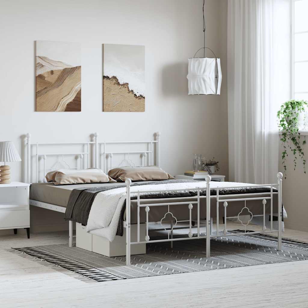 Metal Bed Frame Without Mattress King Single