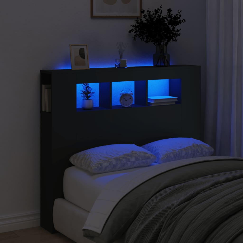 Led Headboard 100 Cm Engineered Wood