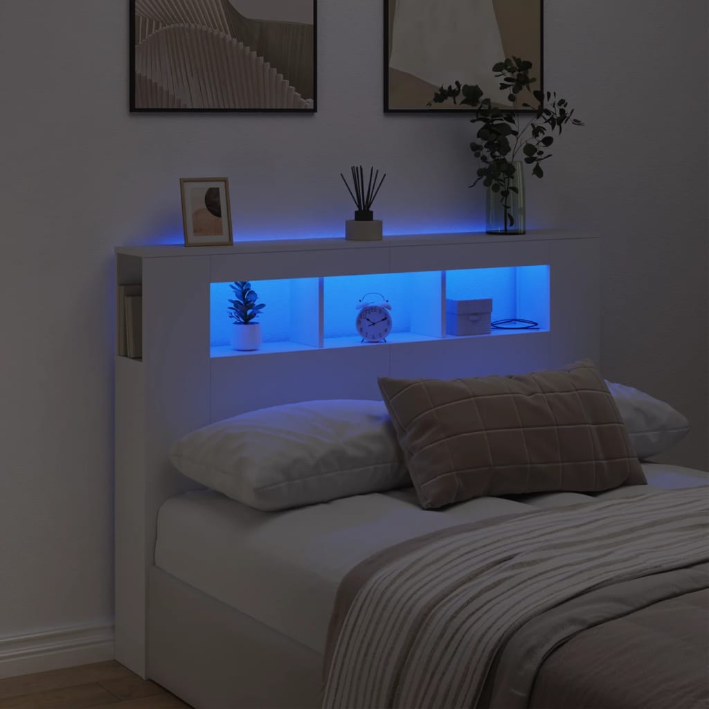 Led Headboard 100 Cm Engineered Wood