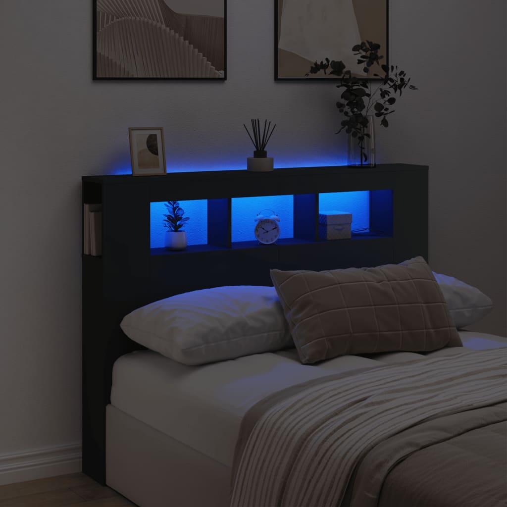 Led Headboard 100 Cm Engineered Wood