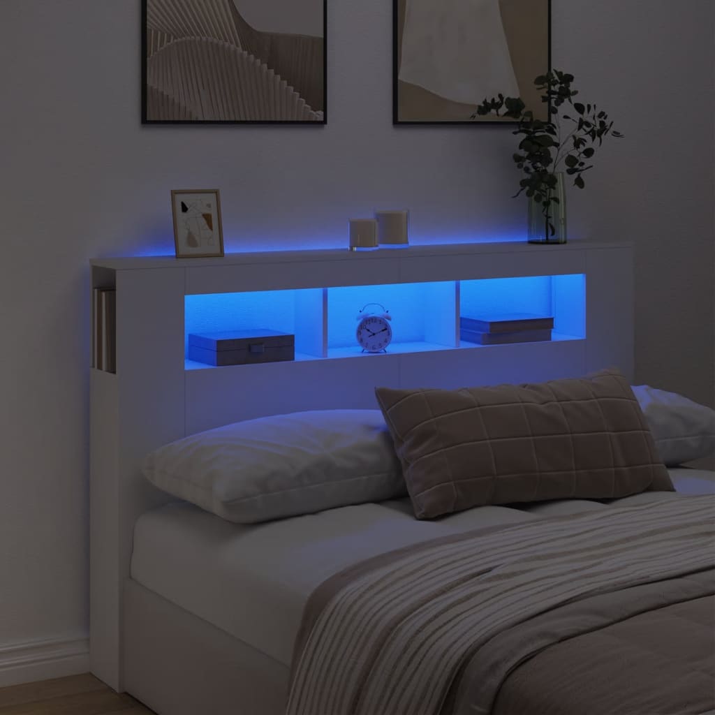 Led Headboard 100 Cm Engineered Wood