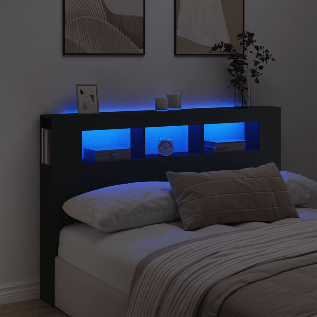 Led Headboard 100 Cm Engineered Wood