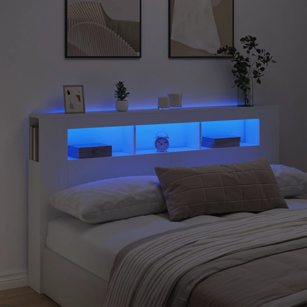 Led Headboard 100 Cm Engineered Wood