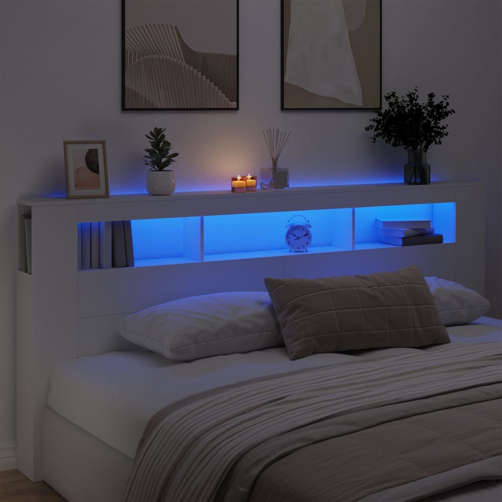 Led Headboard 100 Cm Engineered Wood