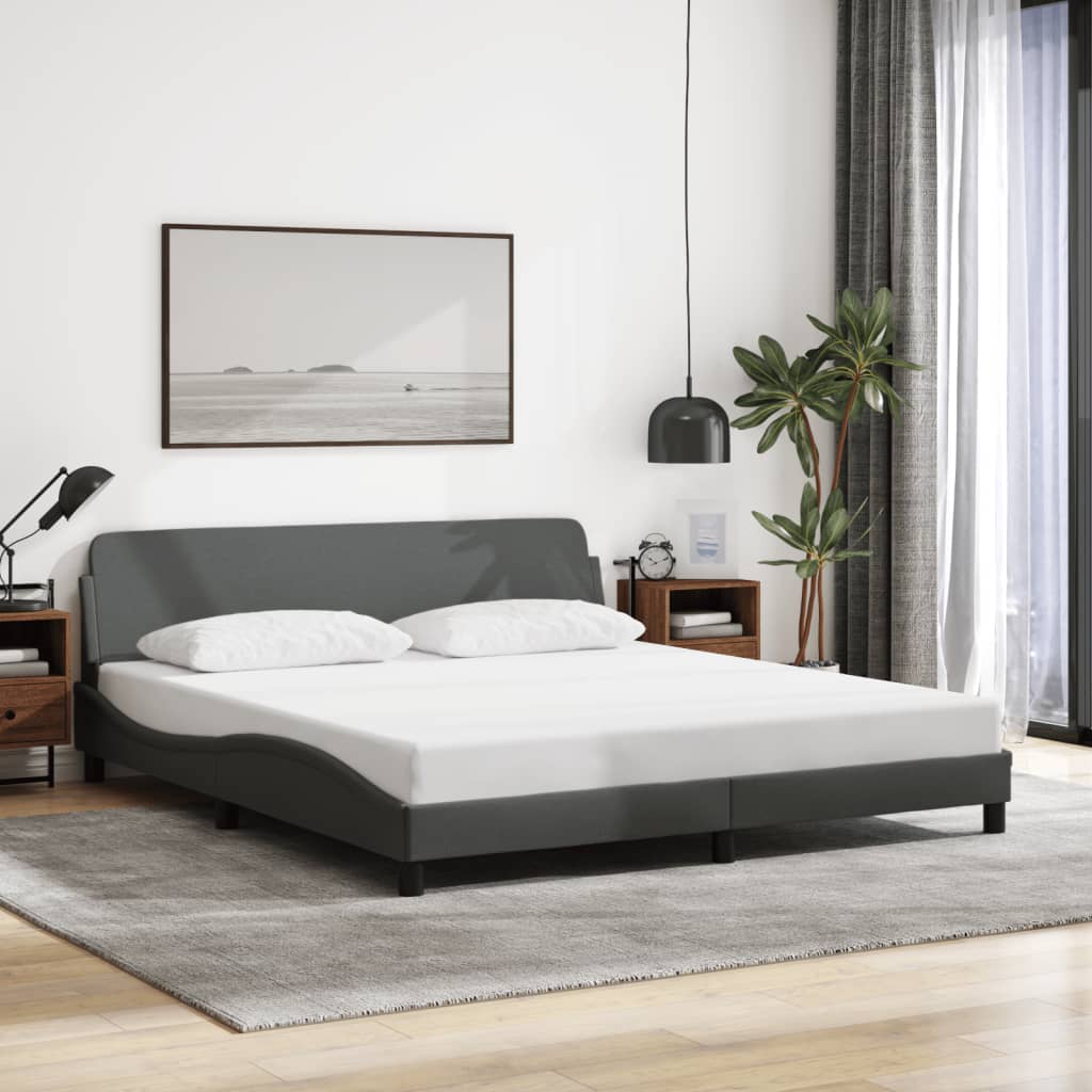 Bed Frame With Headboard "Dover" Fabric