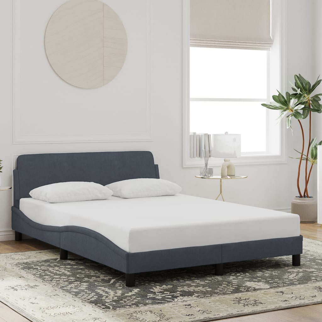 Bed Frame "Dover" Queen Velvet